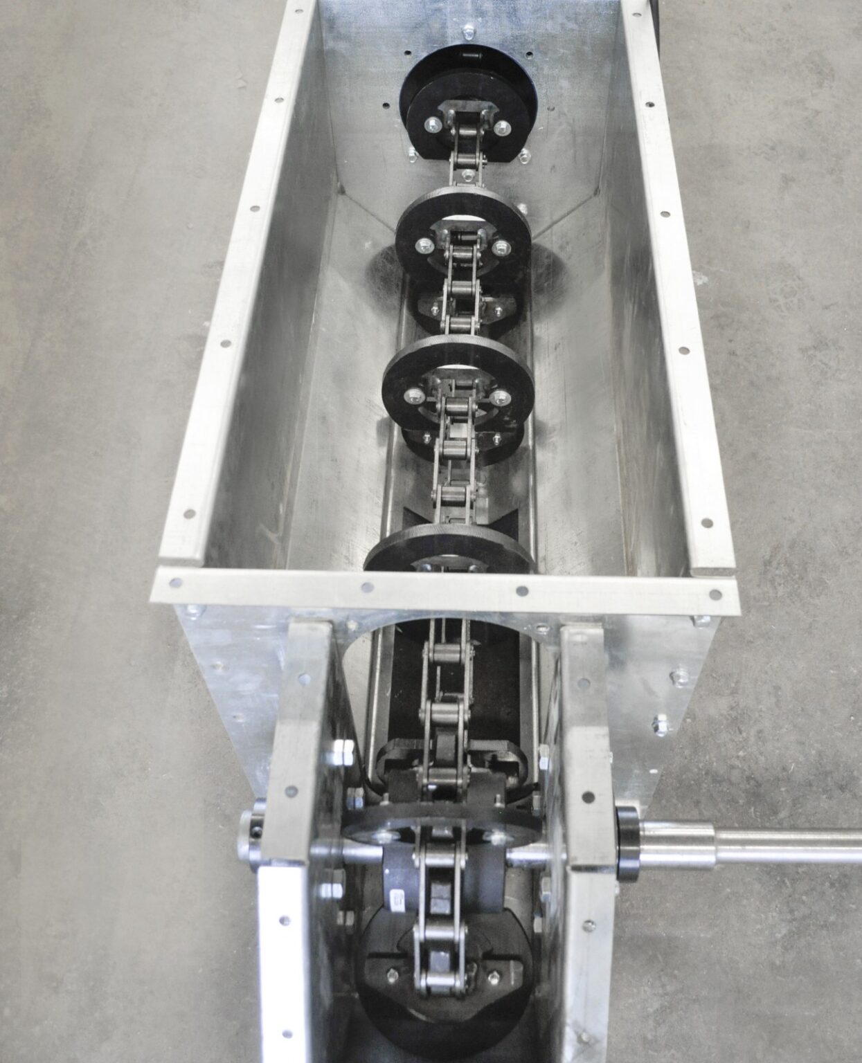 Double Barrel Chain Conveyor - Sudenga Industries Inc.