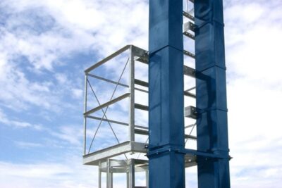 Platforms are supplied welded/assembled to save time during installation.