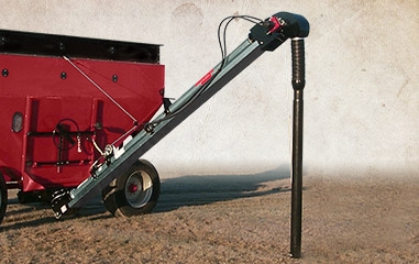 Gravity wagon belt conveyor