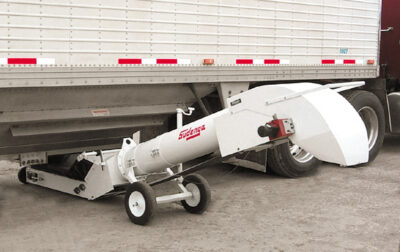 Gently move seed and other sensitive commodities from hopper bottom trailers and other low clearance situations. Capacity to 4000 BPH.