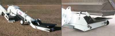 The Ox Undercar Belt Hopper is designed to move seed from low clearance hopper bottom trailers, trucks or wagons.