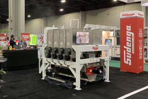 Photo of the Sudenga booth at the 2022 International Production & Processing Expo