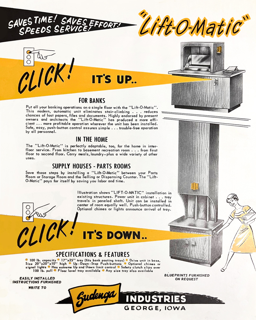 Sudenga History The "LiftOMatic" Sudenga Industries Inc.