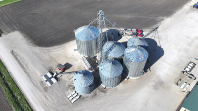 Grain Handling Site Featuring Sudenga Equipment